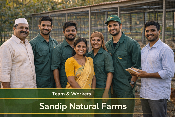 Team and workers